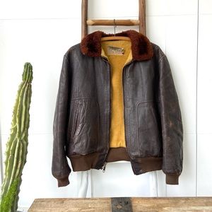 Vintage Fieldmaster from Sears Roebuck Leather Bomber